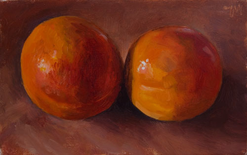 daily painting titled Blood Oranges