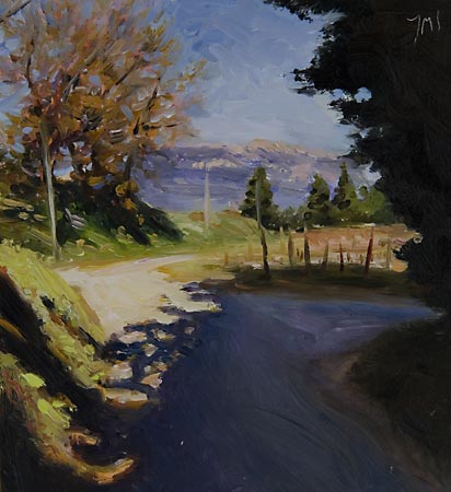 daily painting titled Crossroads