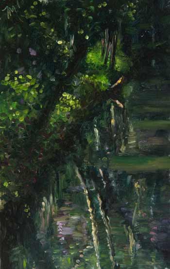 daily painting titled Refections in a Stream