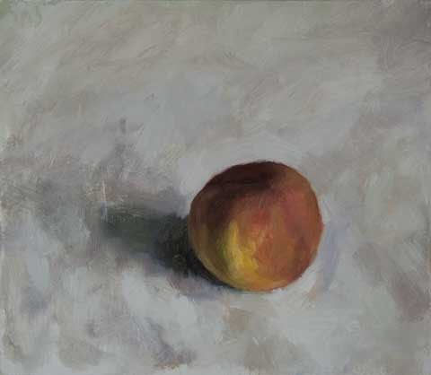 daily painting titled Peach