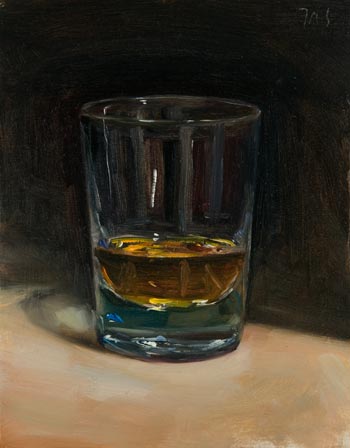 daily painting titled Single Malt