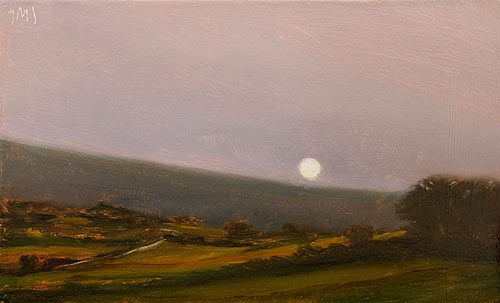 daily painting titled Moonrise