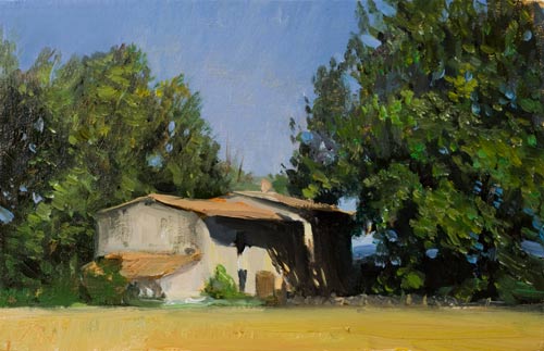 daily painting titled House nr. St. Remy de Provence