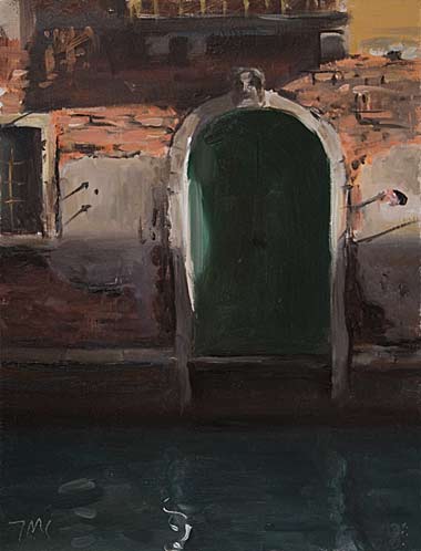 daily painting titled Venetian doorway