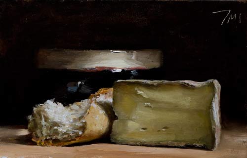 daily painting titled Tomme de ChÃ¨vre