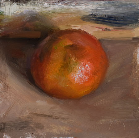 daily painting titled Clementine 