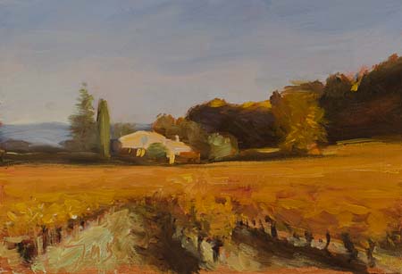 daily painting titled An autumn morning