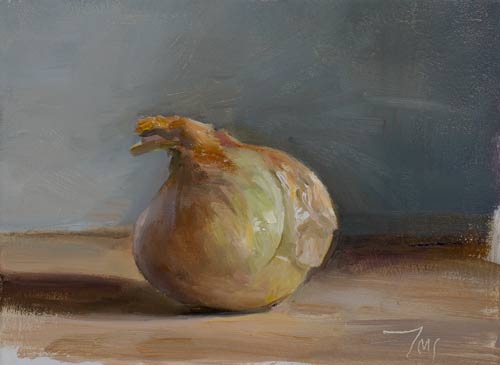 daily painting titled Oignon Doux