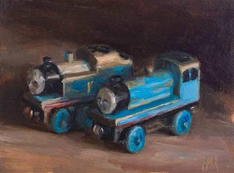 daily painting titled Edward and Thomas