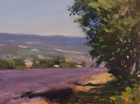 daily painting titled Morning lavender