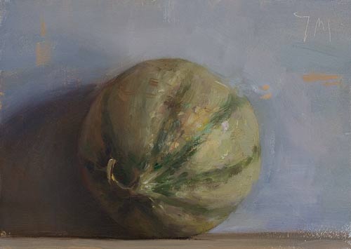 daily painting titled Melon de Cavaillon