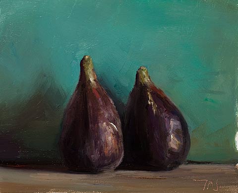 daily painting titled Two figs