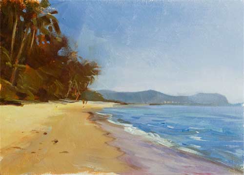 daily painting titled Late afternoon, Ko Kut