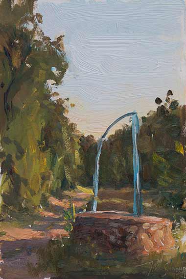 daily painting titled The well 