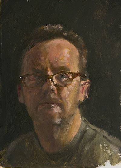 daily painting titled Night portrait
