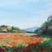 Morning poppy field, daily painting, posted on Tuesday Apr 22 2025 Morning poppy field