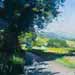 Above st. Colombe, spring, daily painting, posted on Saturday May 17 2025 Above st. Colombe, spring