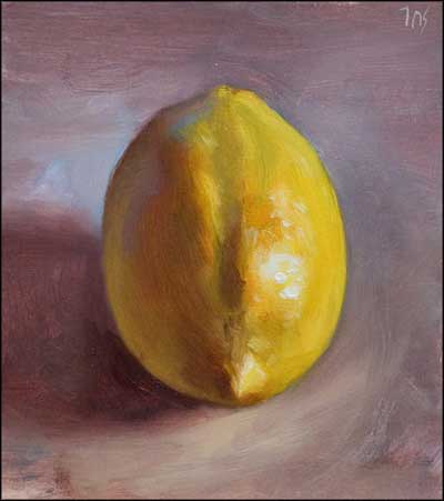 daily painting titled Lemon