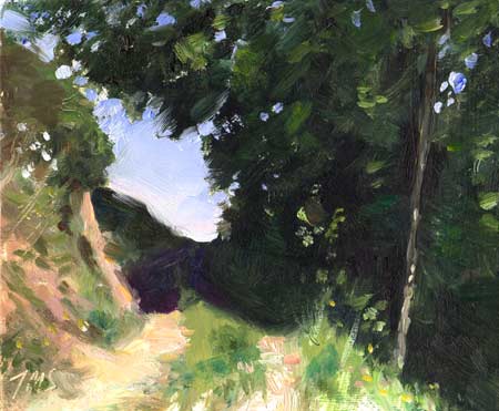 daily painting titled A May Morning