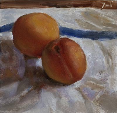 daily painting titled Apricots