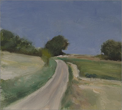 daily painting titled Winding Road