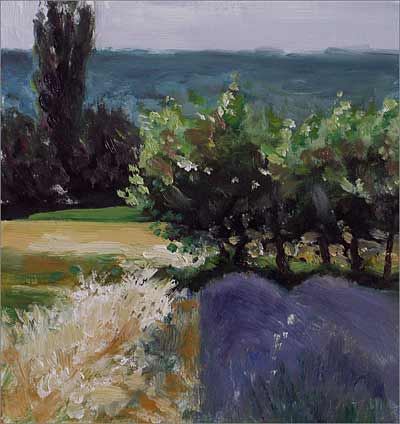 daily painting titled Paysage à Sault