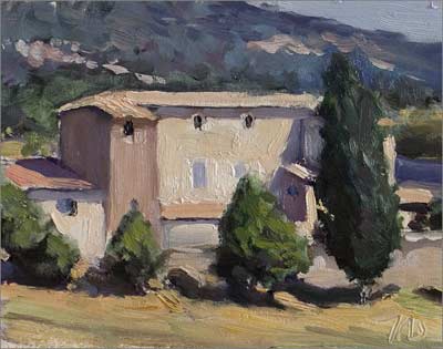 daily painting titled House at Aurel