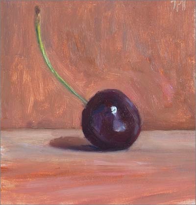 daily painting titled Black Cherry