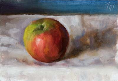 daily painting titled New Seasons Apple