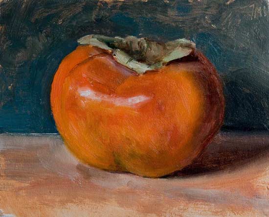 daily painting titled Persimmon