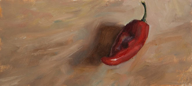 daily painting titled Chili