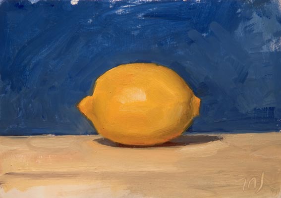daily painting titled Night Lemon