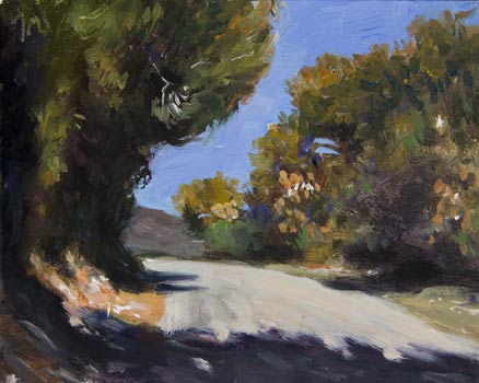 daily painting titled A Road in Suzette