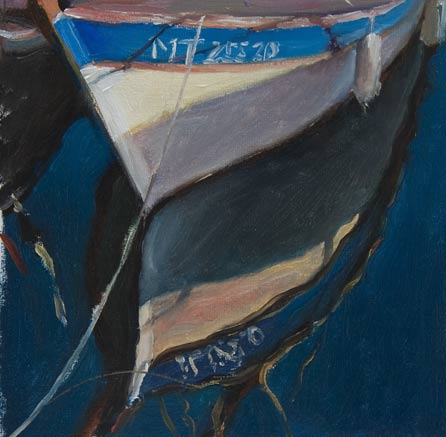 daily painting titled Boats at Cassis