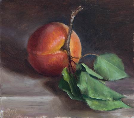 daily painting titled Apricot