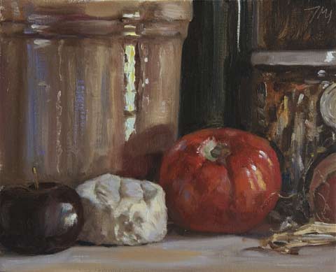 daily painting titled Coin de Cuisine