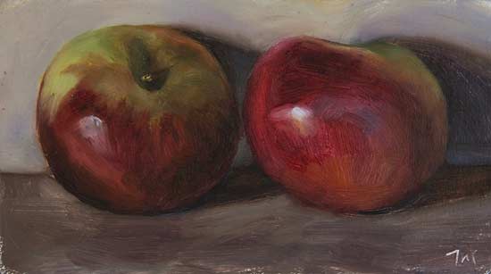 daily painting titled New Seasons Apples