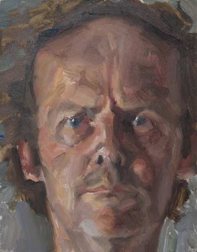daily painting titled Self Portrait, Late Summer