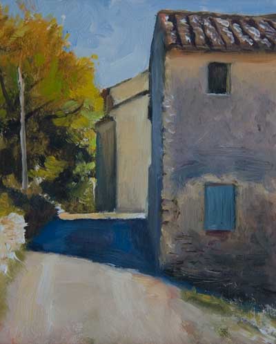 daily painting titled Chemin du Mercadier