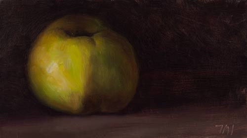 daily painting titled Chantecler Apple