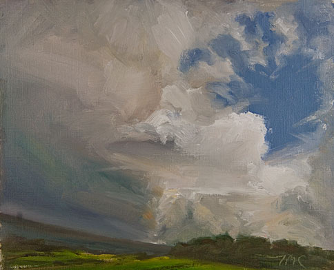 daily painting titled Summer Storm