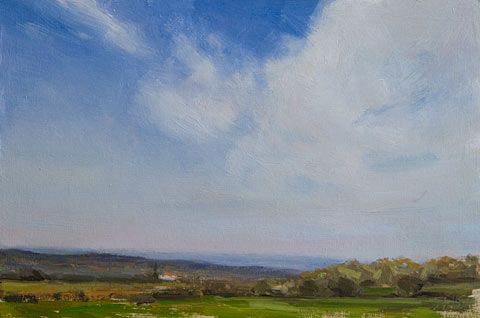 daily painting titled September Sky