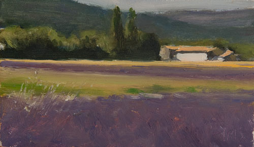 daily painting titled Lavender Fields near Sault