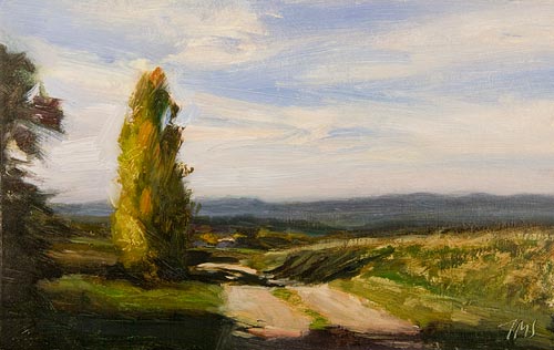 daily painting titled Above Les Couguieux