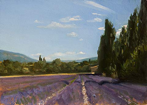 daily painting titled Summer in the Valley of Sault