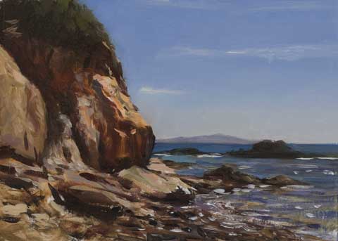 daily painting titled Calanque des AnthÃ©nors