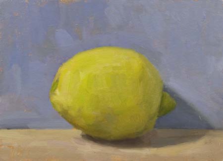daily painting titled Night Lemon