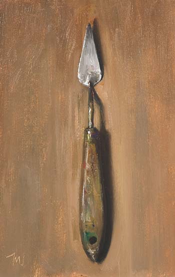 daily painting titled Palette Knife