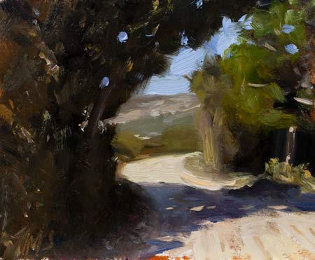 daily painting titled Chemin aux Tournillaires