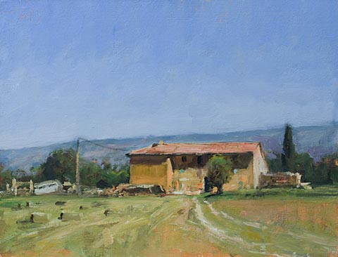 daily painting titled La vieille ferme